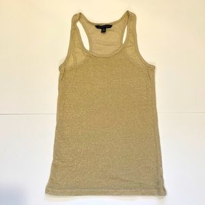 American Eagle Outfitters Gold Racerback Tank S/P
